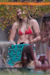 Chloe Moretz in a Bikini On the Set of Neighbors 2 in LA, October 2015