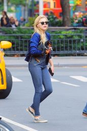 Chloe Moretz in Tight Jeans - Out in NYC, October 2015