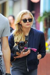 Chloe Moretz in Tight Jeans - Out in NYC, October 2015