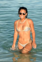Christina Milian - Hot in Bikini in Miami, October 2015