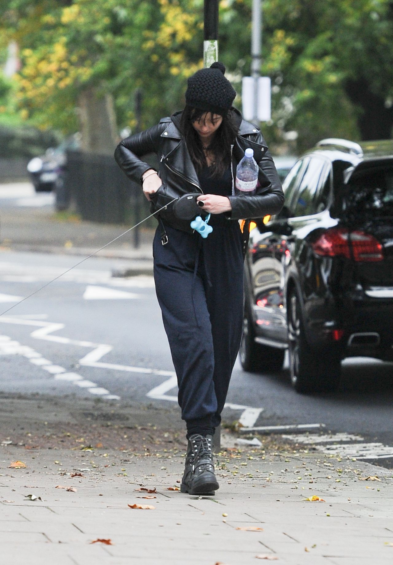 Daisy Lowe - Out For a Walk With Her Dog in Primrose Hill in London ...
