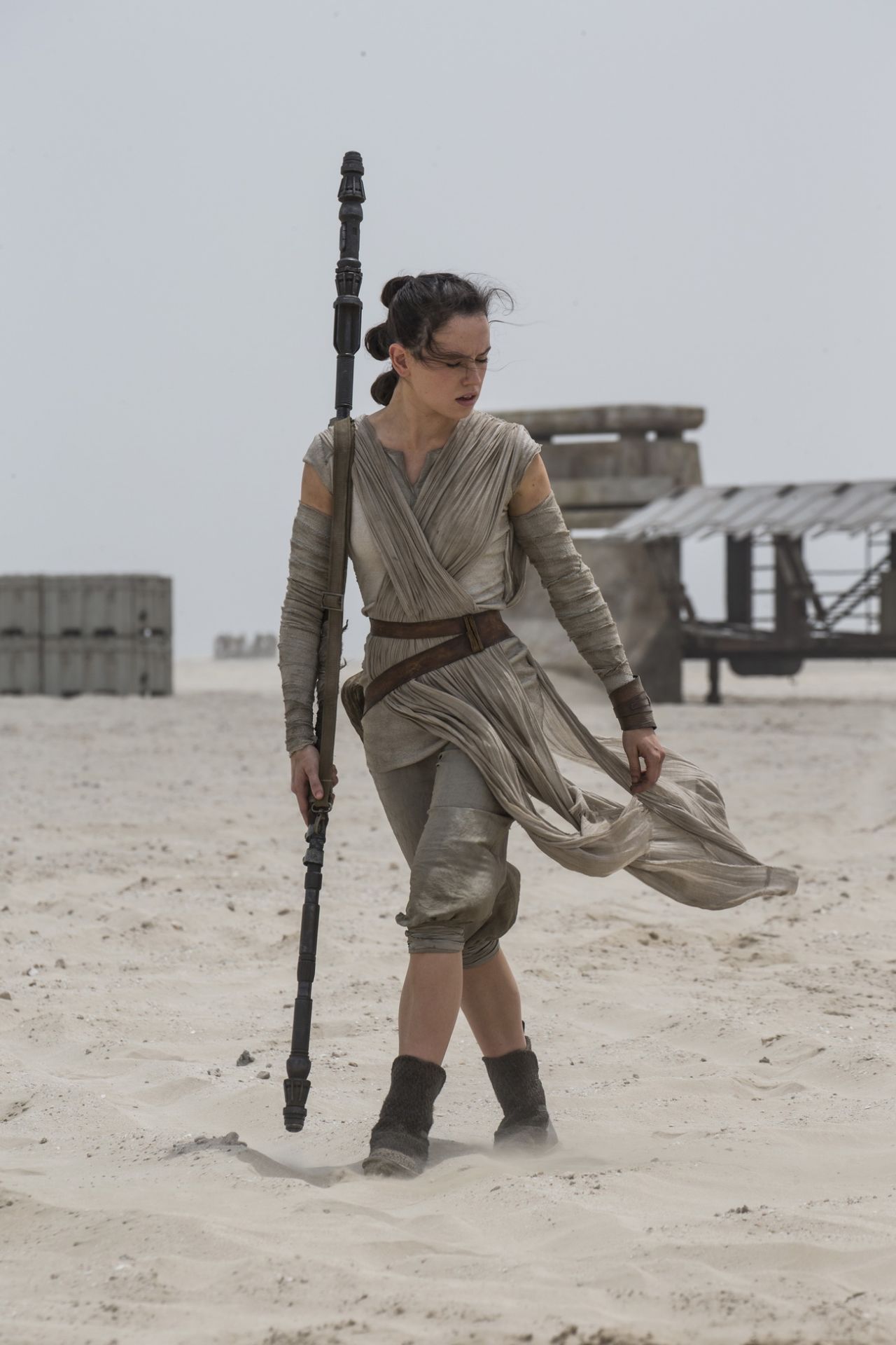 Daisy Ridley Star Wars The Force Awakens Poster And Photos 2015 • Celebmafia