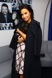 Demi Lovato at SiriusXM Studios in New York City, October 2015