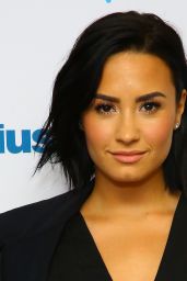 Demi Lovato at SiriusXM Studios in New York City, October 2015