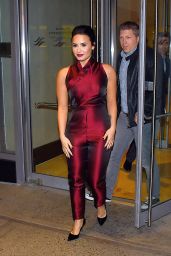 Demi Lovato - Leaving Her Hotel in New York City, October 2015