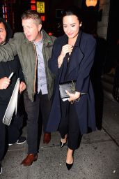 Demi Lovato - Outside the Saturday Night Live After Party in NYC, October 2015