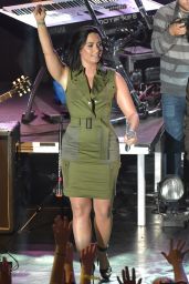 Demi Lovato Performs at Future Now Tour Announcement at the Irving Plaza in New York City