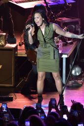 Demi Lovato Performs at Future Now Tour Announcement at the Irving Plaza in New York City