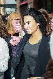 Demi Lovato Style - Leaving Her Hotel in New York City, October 2015 