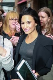 Demi Lovato Style - Leaving Her Hotel in New York City, October 2015 