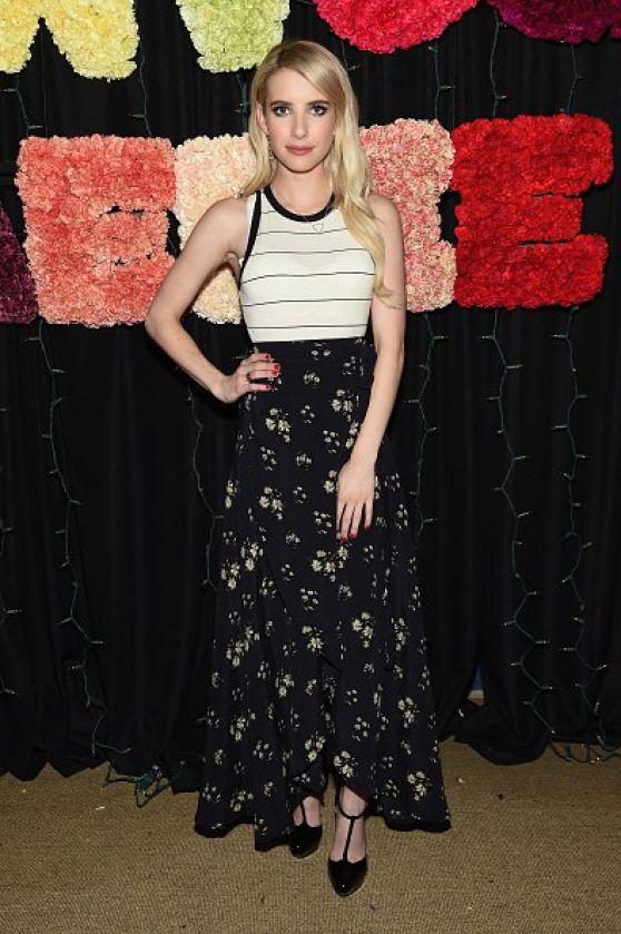 Emma Roberts - Louis Vuitton & Teen Vogue Holiday Celebration New York :  r/CelebEvents