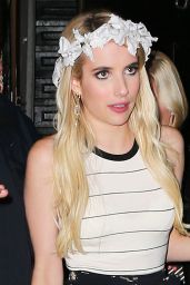 Emma Roberts - Leaving Teen Vogue Party in Los Angeles, October 2015