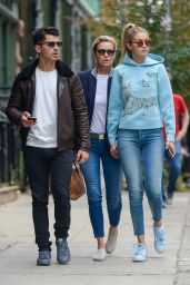 Gigi Hadid Street Style - Out in New York City, October 2015