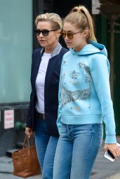 Gigi Hadid Street Style - Out in New York City, October 2015