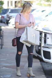 Hilary Duff - Shopping in Studio City, October 2015