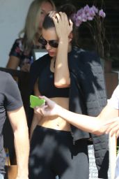 Irina Shayk - Having Lunch at Fred Segal in West Hollywood, October 2015