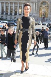 Jada Pinkett Smith Arrives at Guy Laroche Fashion Show 2016 in Paris