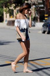 Jenna Dewan Tatum in Shorts - Out in Los Angeles, September 2015