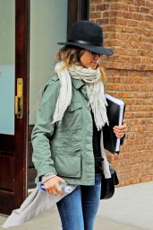Jennifer Aniston - Leaving Her Hotel in New York City, October 2015