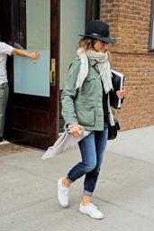 Jennifer Aniston - Leaving Her Hotel in New York City, October 2015