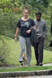Jennifer Lawrence - Out Walking Her Dog in Atlanta, October 2015