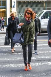 Jessica Alba Casual Style - Out in NYC, October 2015