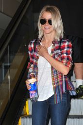 Julianne Hough Airport Style - at LAX Airport in Los Angeles, October 2015