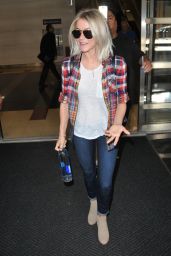 Julianne Hough Airport Style - at LAX Airport in Los Angeles, October 2015