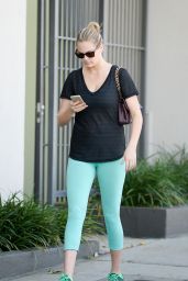 Kate Upton in Leggings - Out in West Hollywood, October 2015