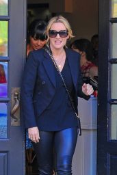 Kate Winslet Gets Lunch at Cafe Cluny in West Village in New York, October 2015