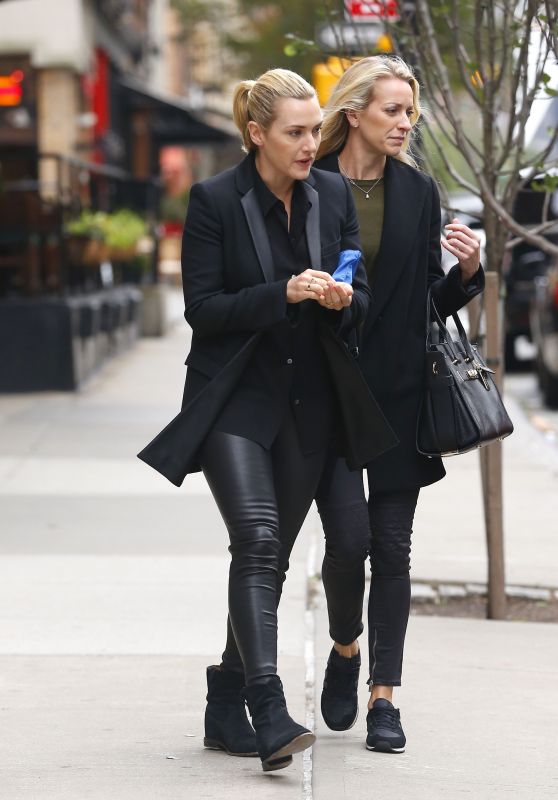Kate Winslet - Leaving Her Hotel in New York City, October 2015