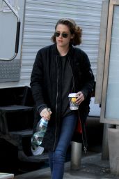 Kristen Stewart - Arriving On the Set of the New Woody Allen Movie in NYC
