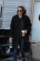 Kristen Stewart - Arriving On the Set of the New Woody Allen Movie in NYC