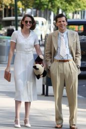 Kristen Stewart - On Set of New Woody Allen Movie in NY, October 2015