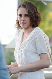 Kristen Stewart - On the Set of the New Woody Allen Movie in Central Park, NYC