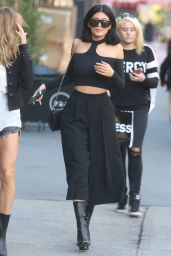 Kylie Jenner & Hailey Baldwin - Ou in New York City, October 2015