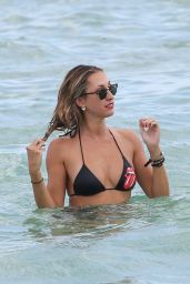 Lauren Stoner in Bikini - Beach in Miami, October 2015