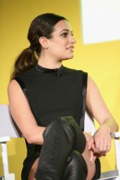 Lea Michele - EW Fest Press Conference in New York City, October 2015