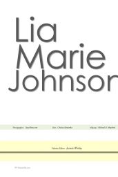 Lia Marie Johnson - Nation-Alist Magazine October 2015 Issue