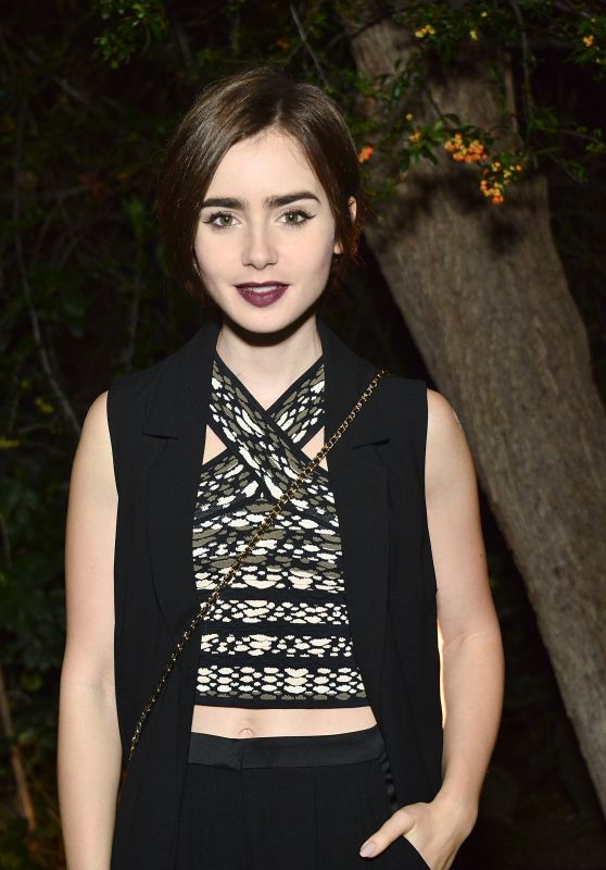 Lily Collins - A Night of Old Hollywood Glamour in Beverly Hills
