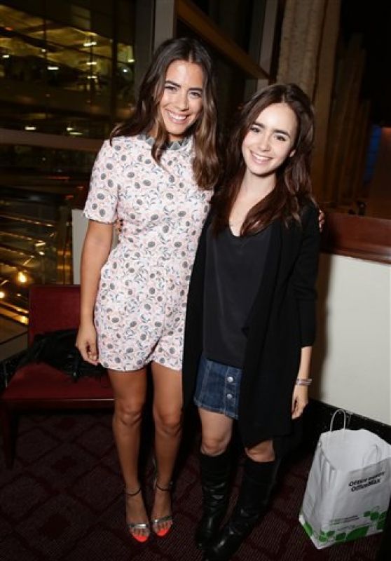 Lily Collins and Lorenza Izzo Parsons - 