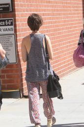 Lily Collins - Shopping in Beverly Hills, September 2015