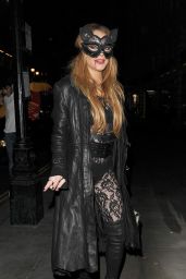 Lindsay Lohan at The Cuckoo Club Halloween Party in London, October 2015