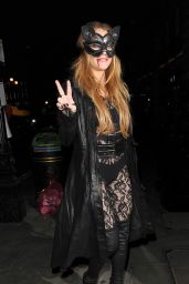 Lindsay Lohan at The Cuckoo Club Halloween Party in London, October 2015