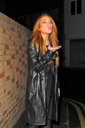 Lindsay Lohan Style - Out in London, October 2015