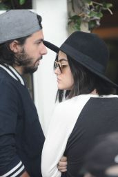 Lucy Hale at Aroma Cafe in Studio City, October 2015