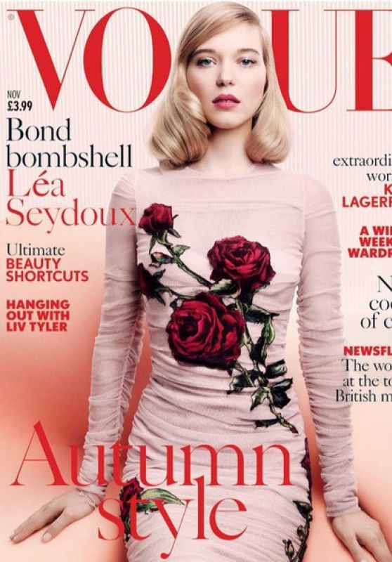 Léa Seydoux - Vogue Magazine UK, 2015 