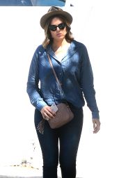 Mandy Moore - Leaving Meche Salon in West Hollywood, October 2015