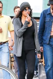 Michelle Rodriguez Street Style - Out in NYC, October 2015