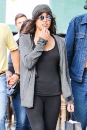 Michelle Rodriguez Street Style - Out in NYC, October 2015